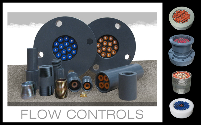 SWT Flow Controls are available in a wide variety of materials, configurations, and flow rates.