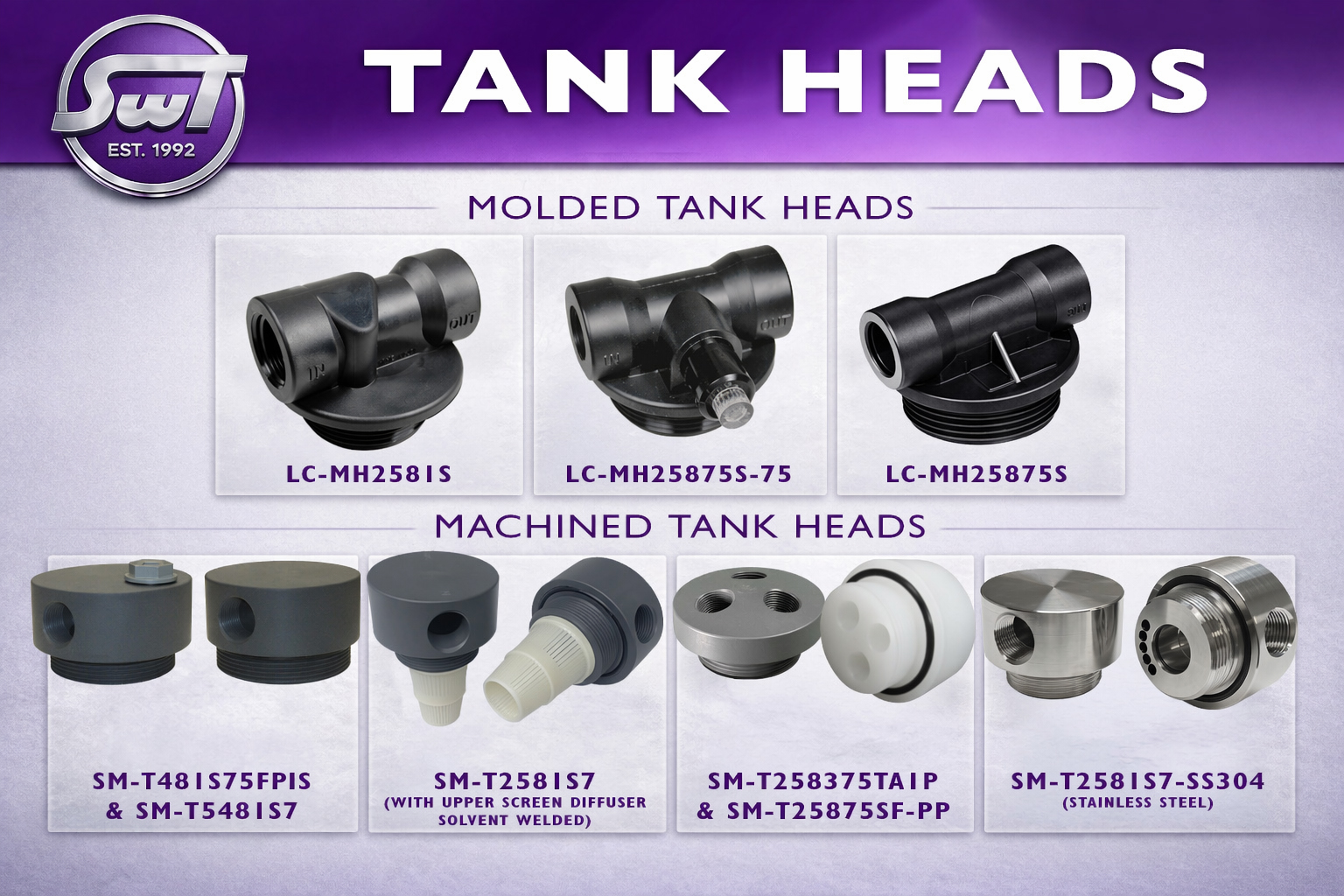 SWT Tank Heads