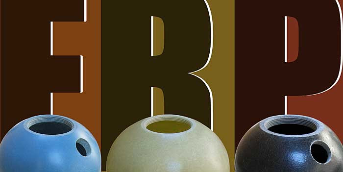 SWT's FRP Tanks in blue, natural, and black color