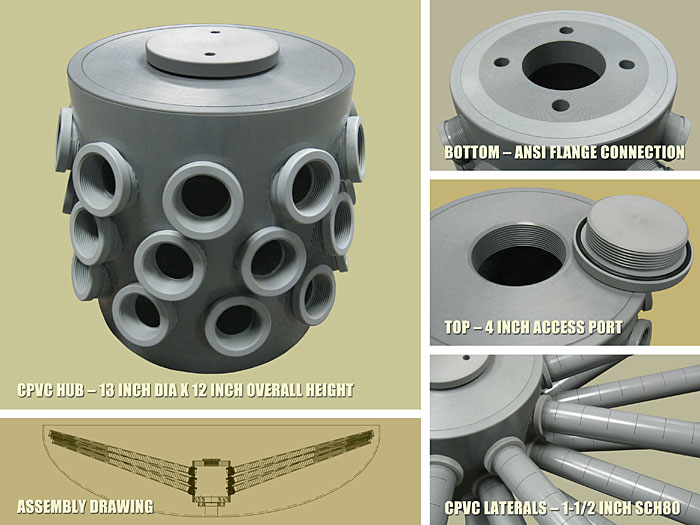 SWT's CPVC Hub and Laterals Made to Order