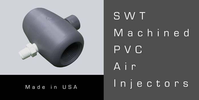 SWT Machined PVC Air Injectors