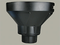 SWT's Resin funnel for 4 inch to 6 inch tank opening SM-F400-Black