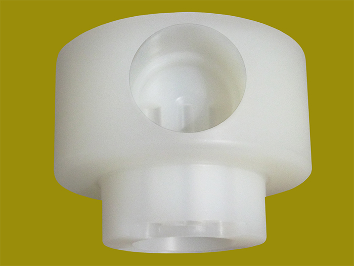 Resin loader for 4 inch #8-UN and 4-1/2 inch buttress tank openings for 2 inch and 50mm OD riser (P/N SM-MS800-4-2PP)