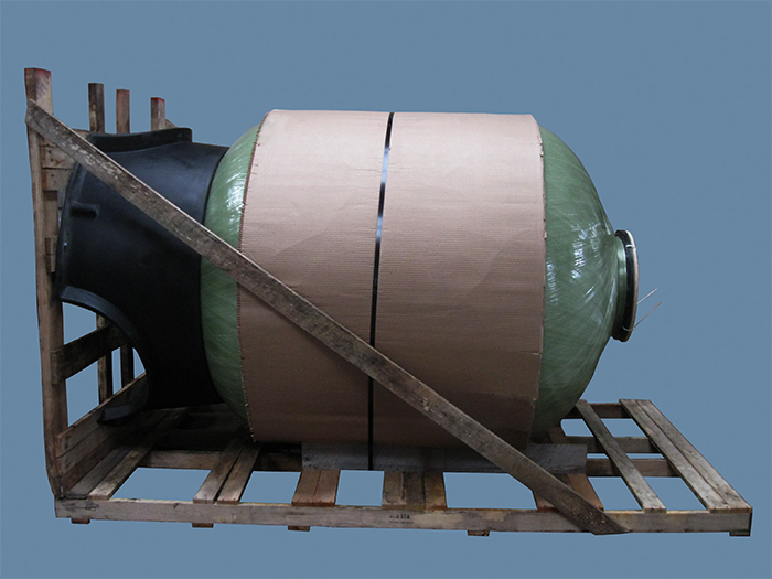 63 x 86 Tank on Shipping Skid in Horizontal Position (P/N TS6386CM6NT-ASME)