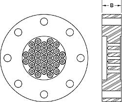 SWT PVC Flange Disc Flow Control