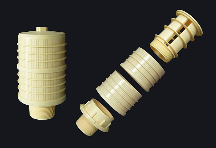 LP-L150608-PP Upper Screen/Diffuser or Bottom Distributor Basket with 1-1/2 inch MNPT and 1-1/4 inch FNPT Connection