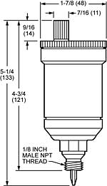 Automatic Air Vent dimensions