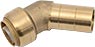 DZR Brass 45 degree Street Elbow