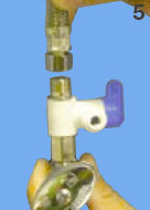 Step 5. Connecting Angle Stop Adapter Valve